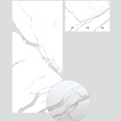 versatile Matt Glazed Porcelain Tile Frost Resistance 0.05% Water Absorption