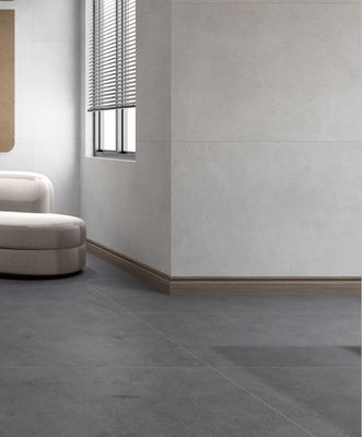 Digital Glaze R9 Cement Look Ceramic Floor Tiles Dark Grey